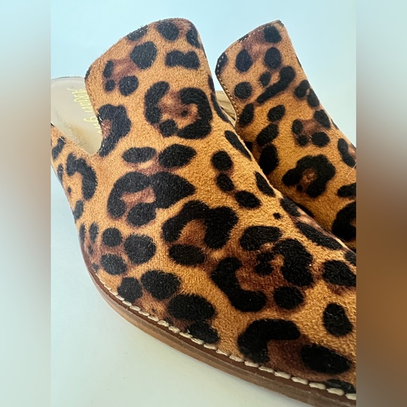 A Rider Girl cheetah/leopard print mules - never worn! - Picture 6 of 7
